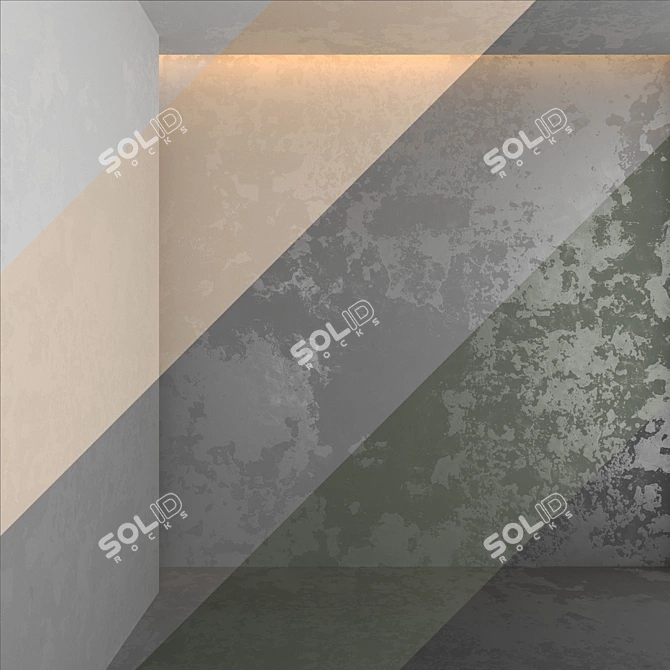 Sophisticated Decorative Plaster 3D model image 2