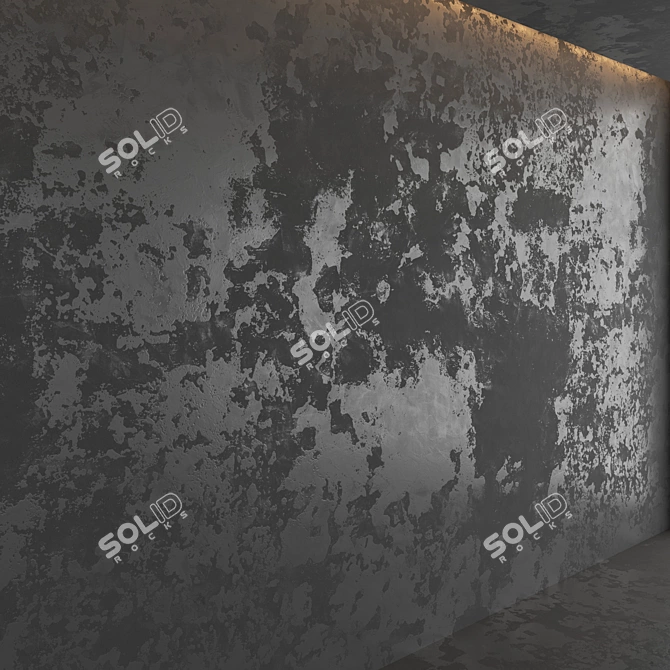 Sophisticated Decorative Plaster 3D model image 3