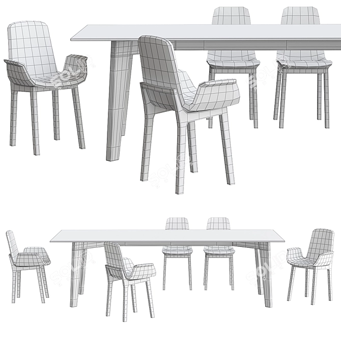 Modern Elegance: Ventura Sofa 3D model image 3