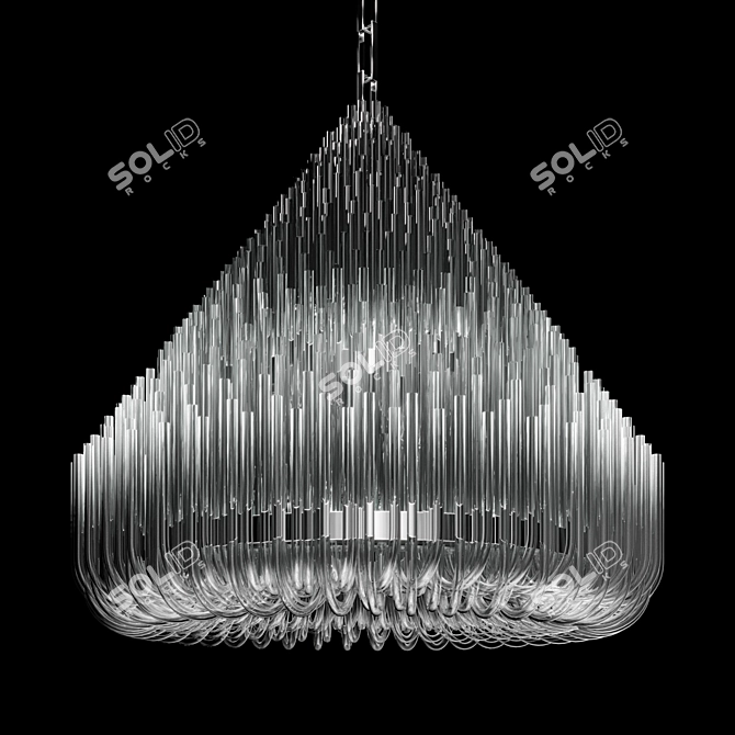 Magnificent Lasvit Ludwig Chandelier 3D model image 1