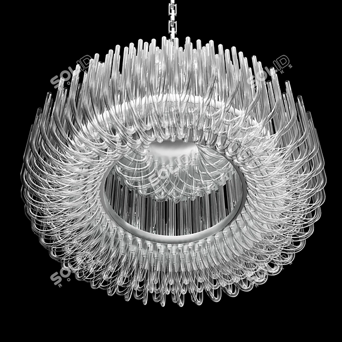 Magnificent Lasvit Ludwig Chandelier 3D model image 2