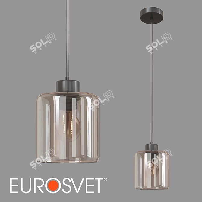 Sintra Glass Pendant Lamp by TK Lighting 3D model image 1