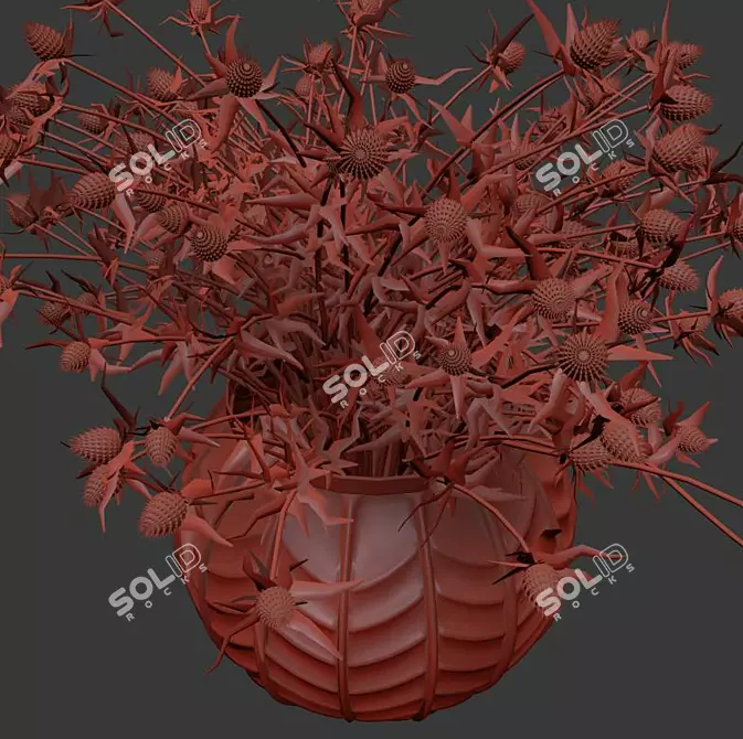 PBR-Optimized Thistle for Corona 3D model image 5