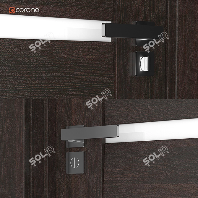 Cosmopolitan Interior Door: Sleek Elegance 3D model image 5