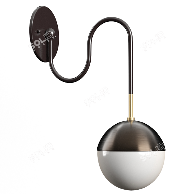 Atelier de Troupe Balise Sconce: Exquisite Lighting Solution 3D model image 2