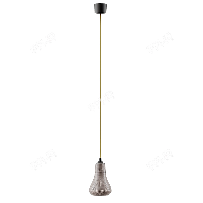 Elegant Kayans Pendant Light 3D model image 11