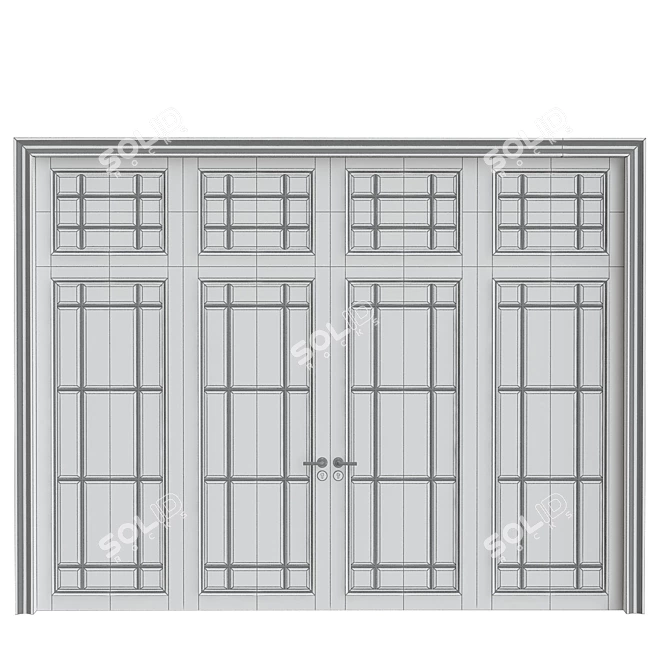 Elegant Sublimia Foppa Doors 3D model image 2