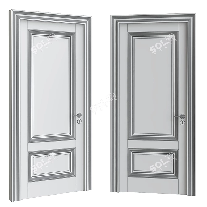 Elegant Sublimia Doors by Garofoli 3D model image 2