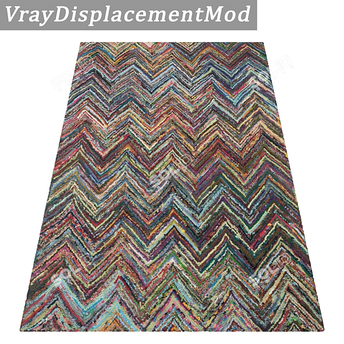 Versatile Carpet Set - High-Quality Textures 3D model image 3