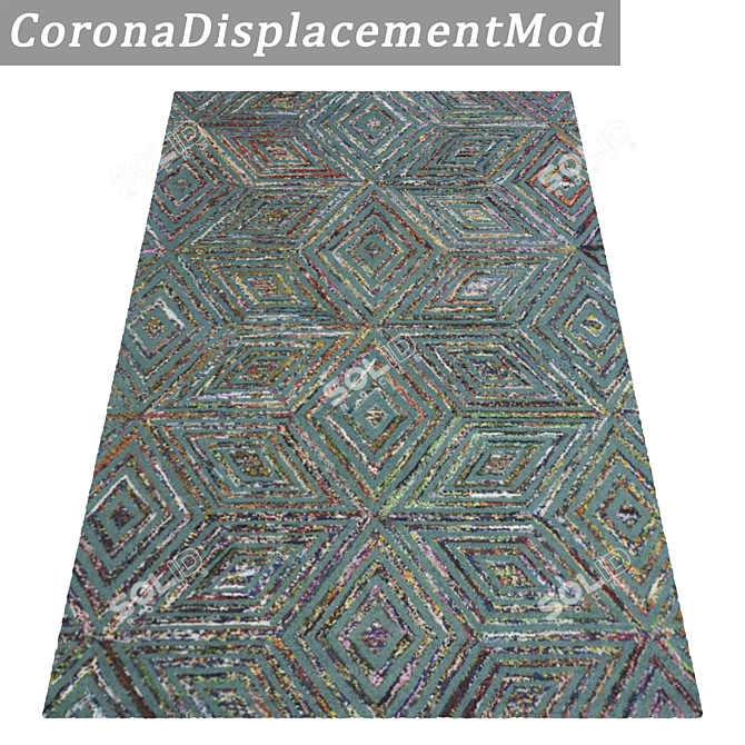 Versatile Carpet Set - High-Quality Textures 3D model image 4