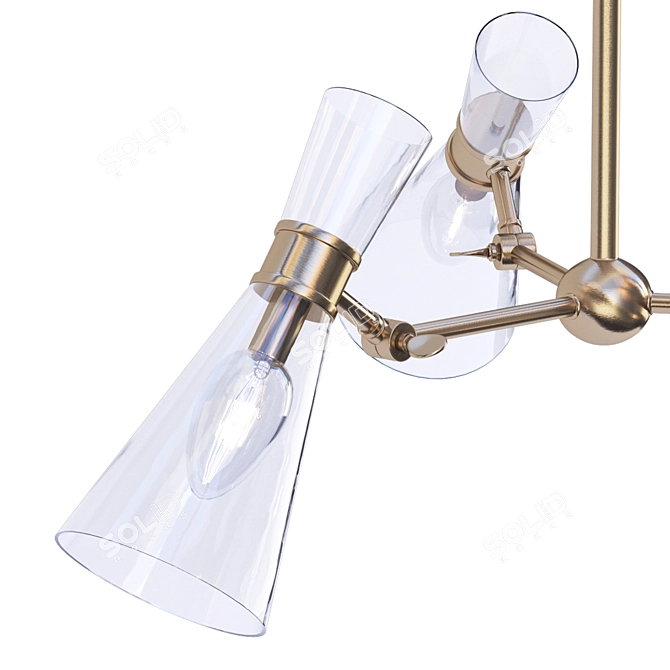 Luxury Villa Lumi Ceiling Lamp 3D model image 2