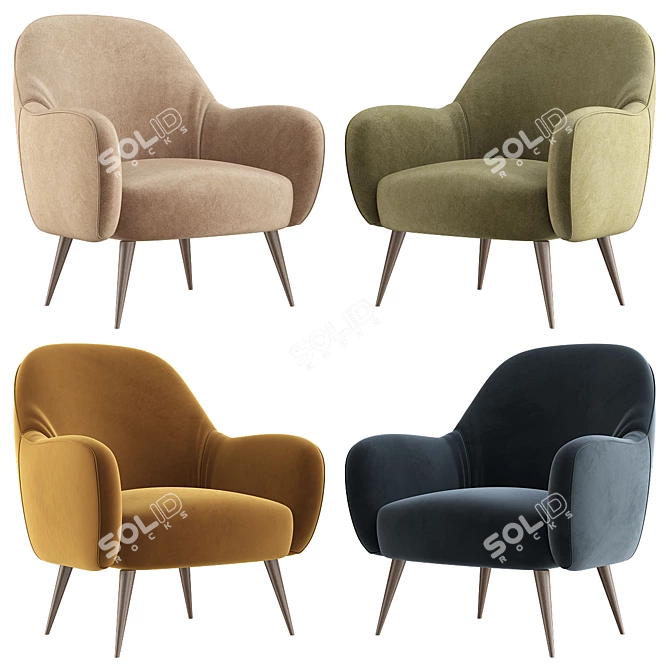 Elevate Your Comfort with Vibieffe 650 Nido 3D model image 1