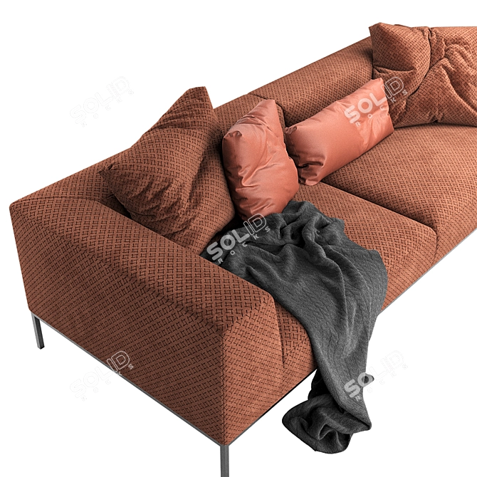 Modern Vision Furman Sofa 3D model image 4