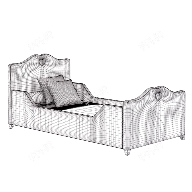 Iriska Baby Bed Melissa: Superior Quality & Stylish Design 3D model image 3