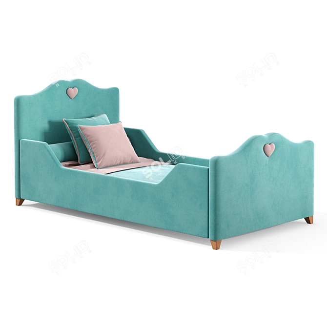 Iriska Baby Bed Melissa: Superior Quality & Stylish Design 3D model image 6