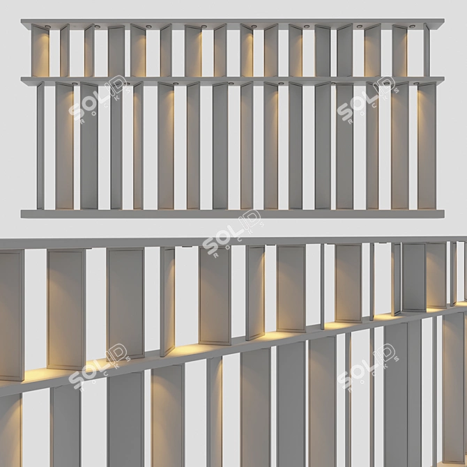 Title: Elegant Separator for Exquisite Spaces 3D model image 2