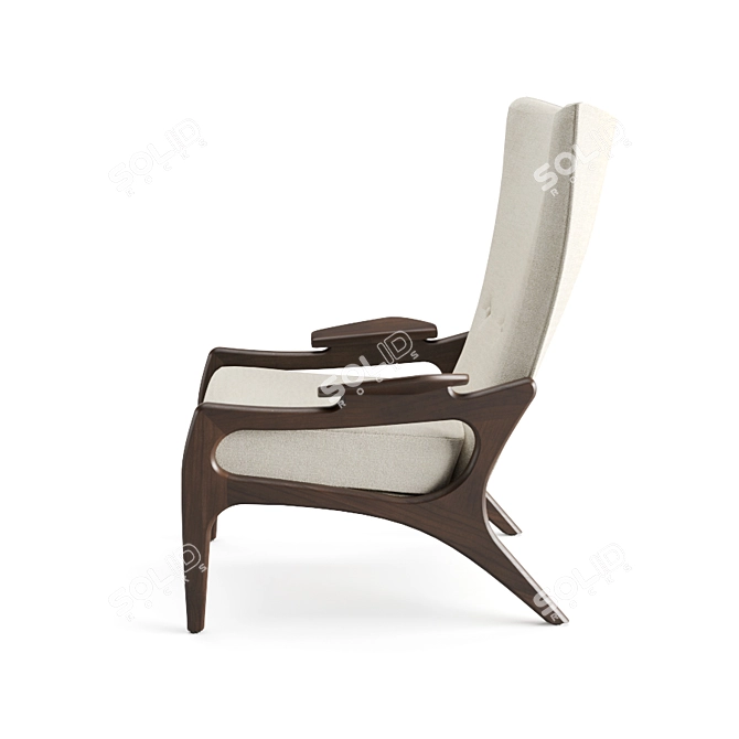 Luxurious HighBack Chairs - Craft Associates 3D model image 2