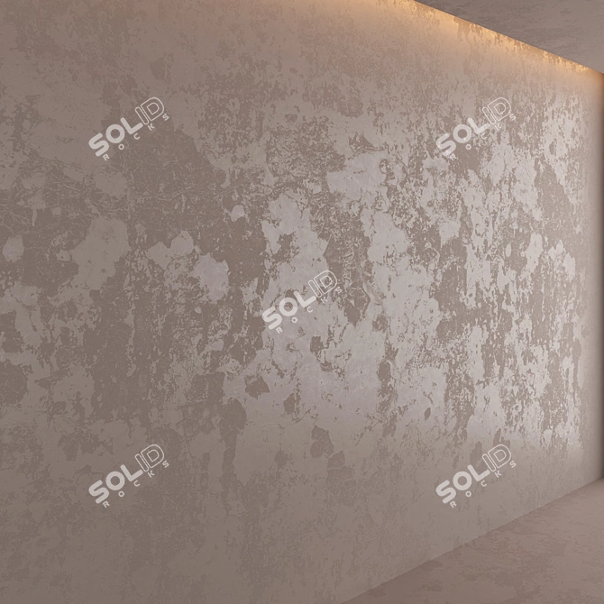 Decorative Plaster Texture Kit 3D model image 3