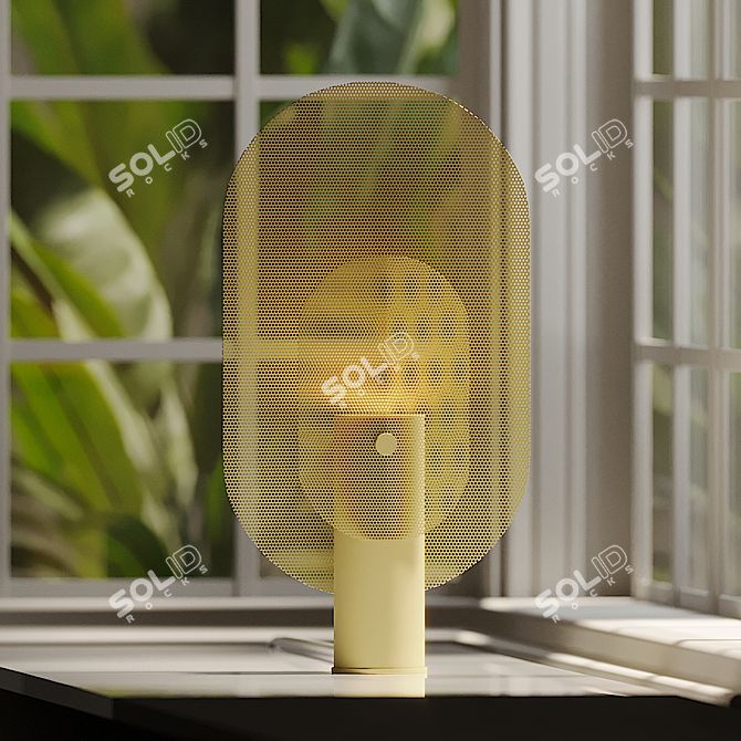 Sleek Filter Table Lamp 3D model image 6