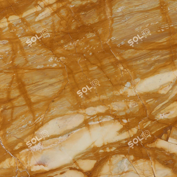 Giallo Siena Marble Slab 3D model image 1