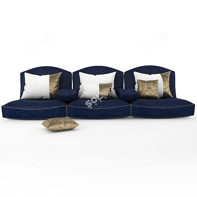 Arabian Nights Floor Sofa 3D model image 2