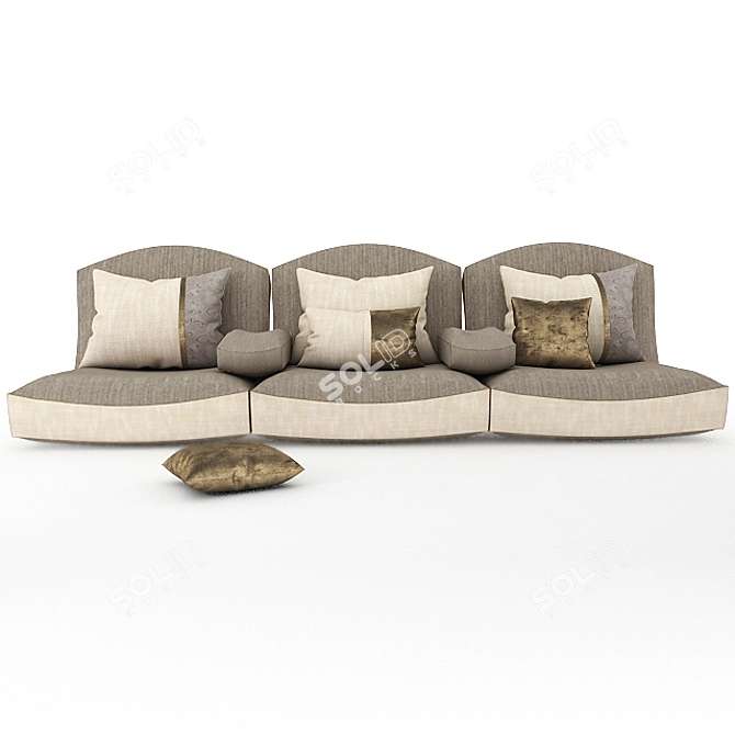 Arabian Nights Floor Sofa 3D model image 3