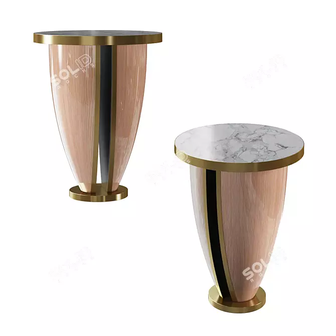 Colosseum Coffee Table: Stylish and Steady 3D model image 1