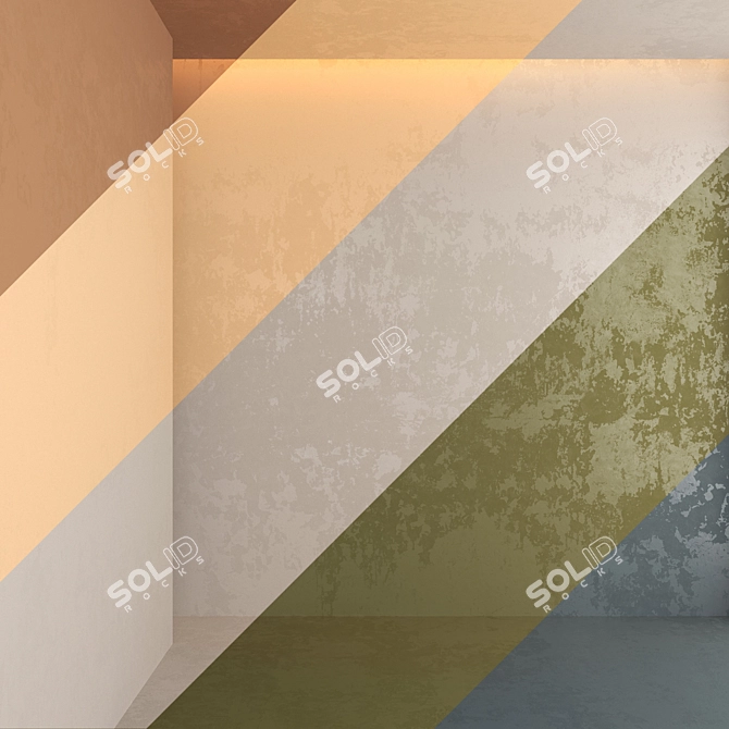 Premium Decorative Plaster Kit 3D model image 2