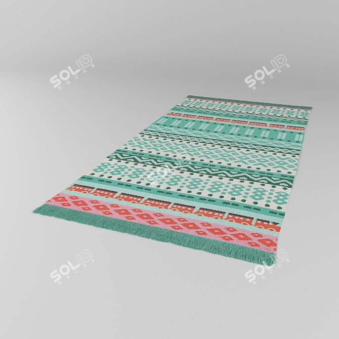 Ikea KEPPHEST Kids Non-Slip Carpet 3D model image 3