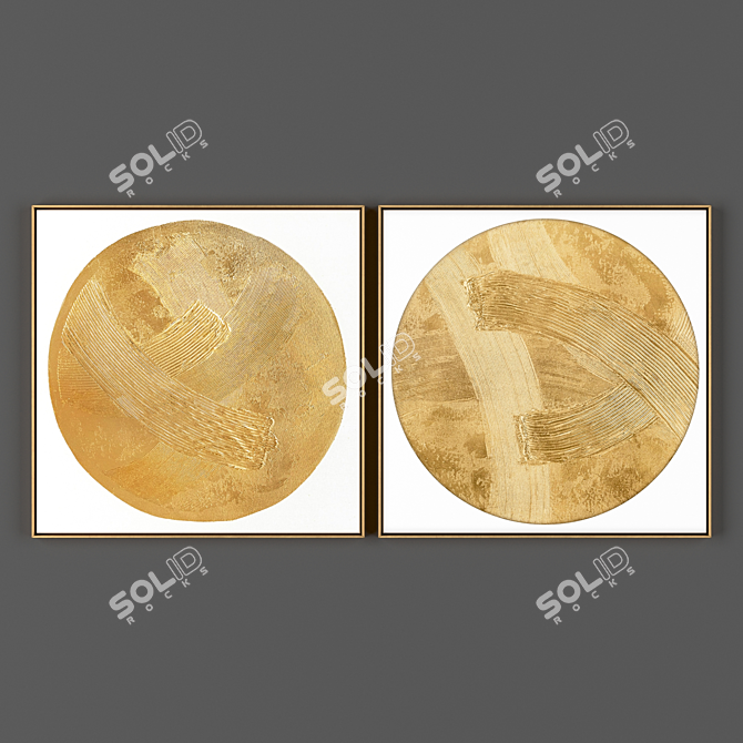 Artistic Frames Collection 3D model image 1