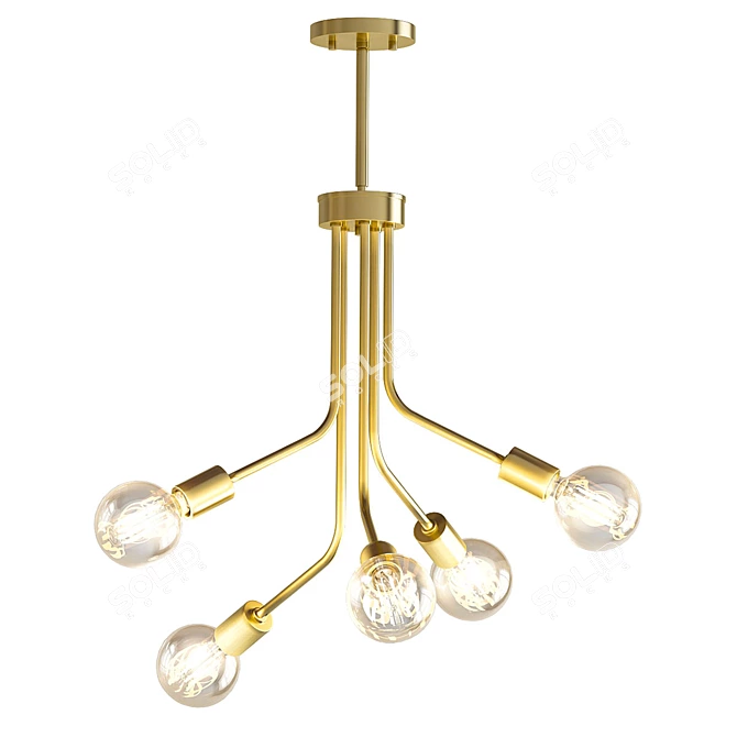 Modern Chandelier Collection 3D model image 3