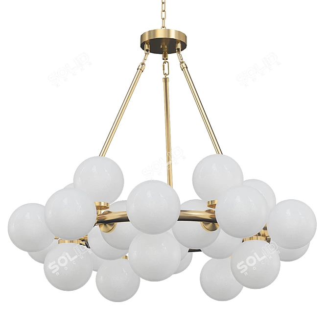 Modern Chandelier Collection 3D model image 5