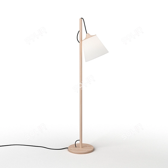 Modern Muuto Pull Lamp 3D model image 2