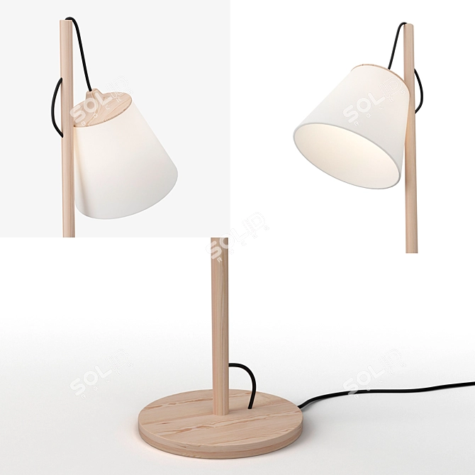 Modern Muuto Pull Lamp 3D model image 3