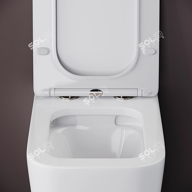 Ceramica Nova X-Cube Wall-Hung Toilet 3D model image 5