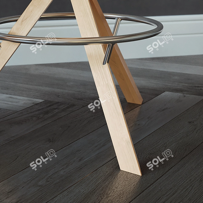 Elegant Alison Brooks Kitchen Stool 3D model image 5