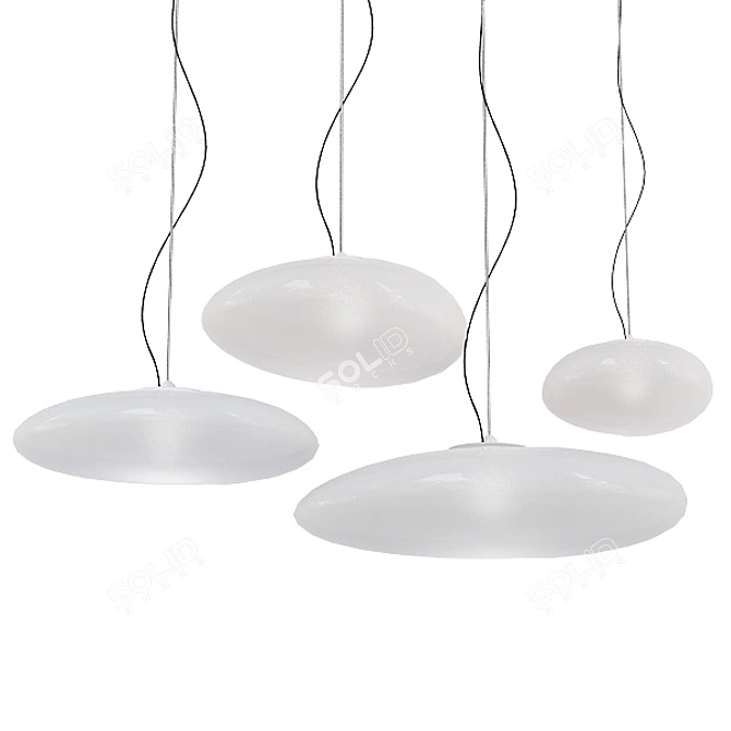 Modern Chandelier Collection 3D model image 5