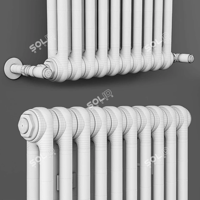 Stylish IRSAP TESI 2 Radiator 3D model image 5