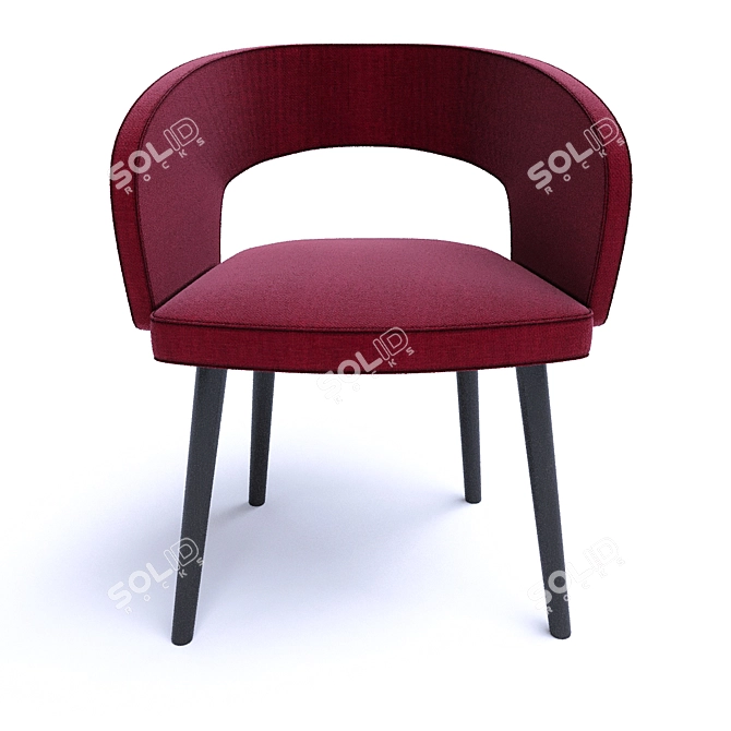 Fameg B-1523: Stylish & Compact Seating 3D model image 2