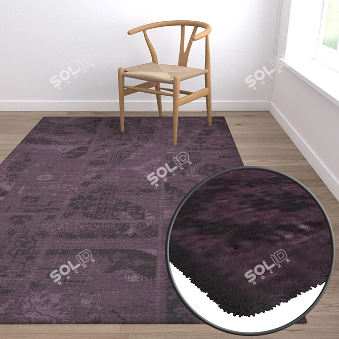 Luxury Carpet Collection | High-Quality Textures 3D model image 4