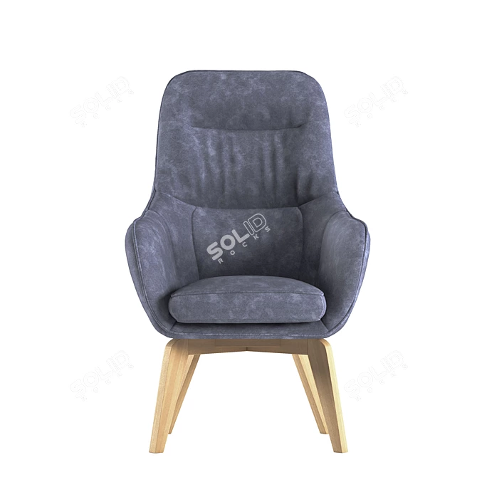Elegant Dot2 Gala Chair 3D model image 1