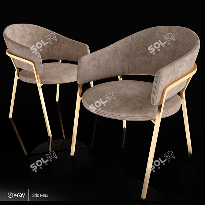 Versatile Table Chair Set 3D model image 2
