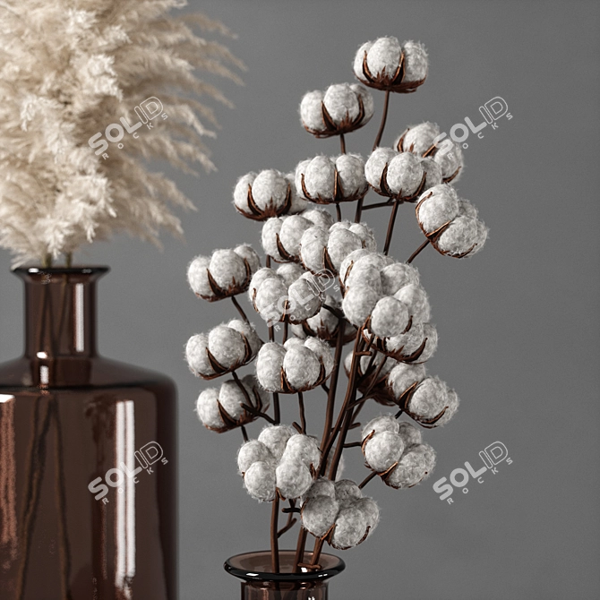 Elegant Decor Vase Collection 3D model image 2