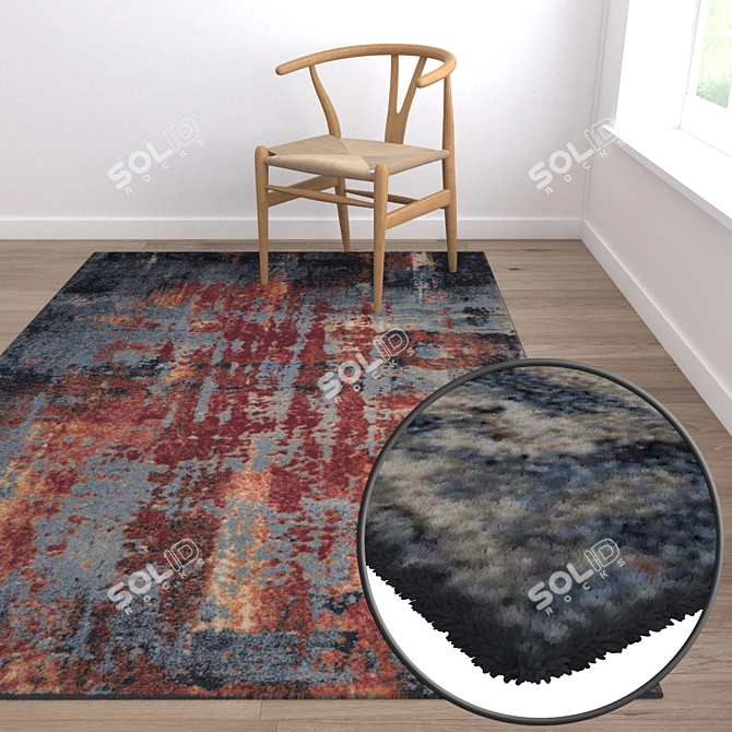 Luxury Carpet Set 380 - High Quality Textures For Close & Far Shots 3D model image 5