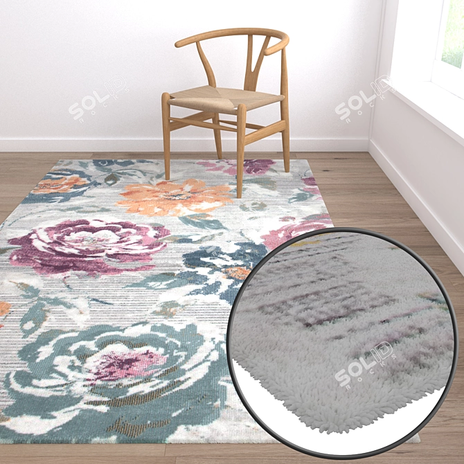 Luxury Carpet Collection 3D model image 5