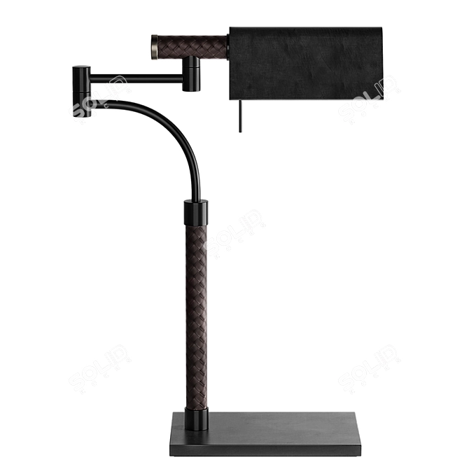 Elegante Illuminazione: Bottega Veneta Reading Table Lamp 3D model image 2