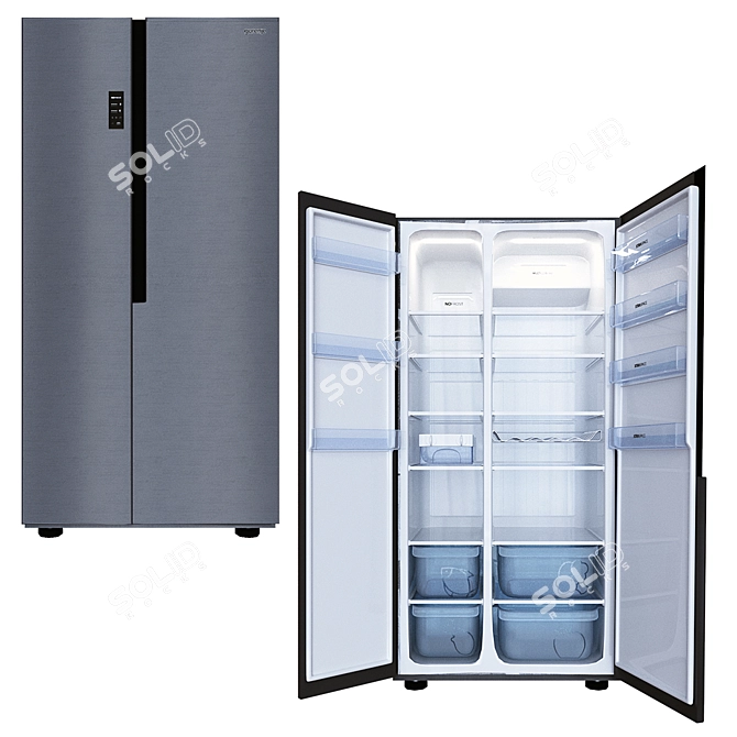 Versatile Gorenje Fridge: NRS9181MX 3D model image 1