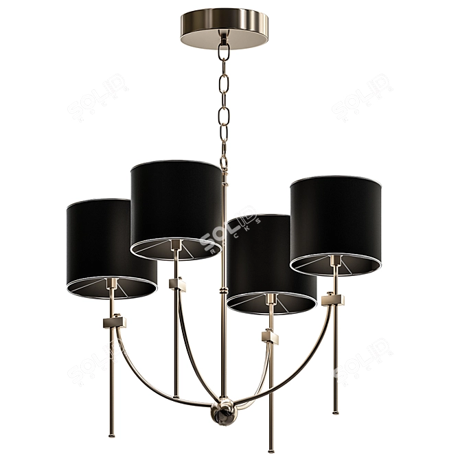 Achmore Chandelier: Timeless Elegance for Your Space 3D model image 1