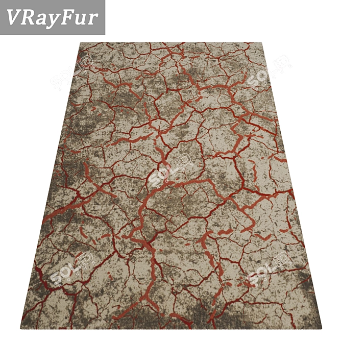 High-Quality Carpet Set: Versatile Textures 3D model image 2