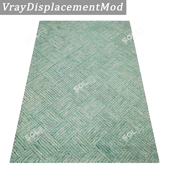 Modern Carpets Set 391 - High-Quality Textures & Versatile Usage 3D model image 3